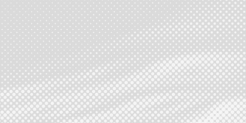 Dot white gray wave light technology texture background. Abstract big data digital concept.