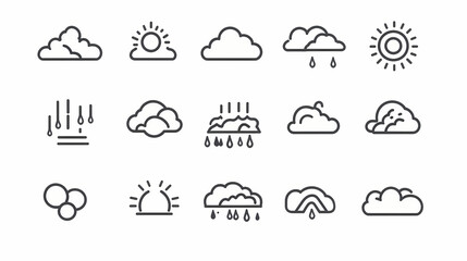 editable weather icons