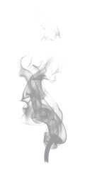 Fototapeta premium PNG White smoke background black black background.