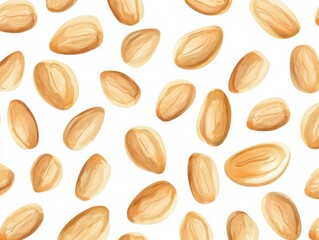 Obraz premium Roasted Peanuts: A Delicious Snack 