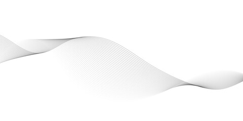 Abstract grey smooth element swoosh speed wave modern stream background. Abstract wave line for brochure, flyer, banner, template, wallpaper background with wave design. Abstract business wave lines.
