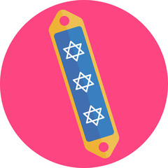 A Mezuzah is a small case containing a parchment with Hebrew scriptures, traditionally placed on doorposts in Jewish homes as a symbol of faith and protection.