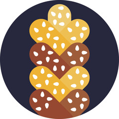 A sweet, golden bread typically made with eggs, enjoyed during festive Jewish occasions.