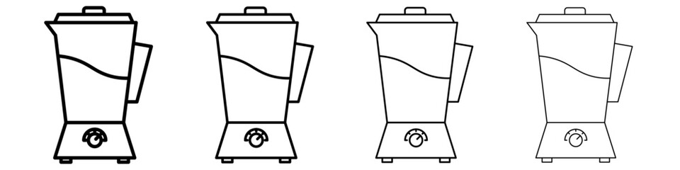 Blender icon Flat illustration sign