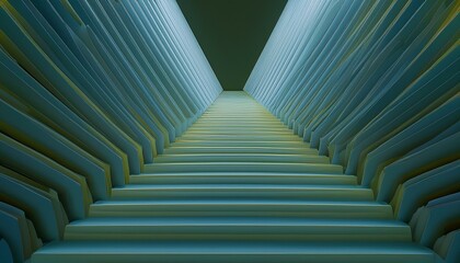 folders abstract background illustration 3d rendering