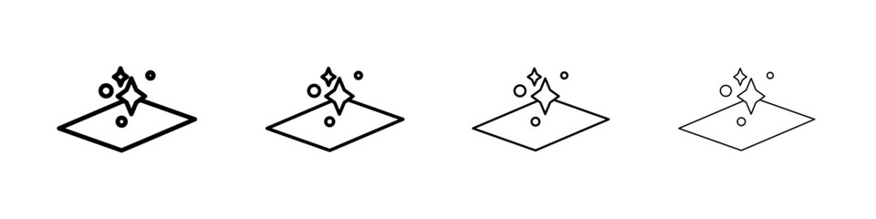 clean surface icon linear logo isolated