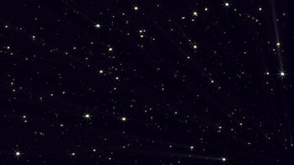 Starlit skies envelop the tranquil horizon, as countless celestial bodies twinkle and shimmer. A breathtaking spectacle unfolds, captivating all who gaze upon it.