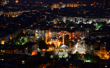 Fototapeta premium A panorama view from Manisa, Turkey