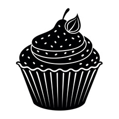cup cake vector illustration