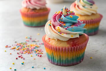 cupcakes with sprinkles