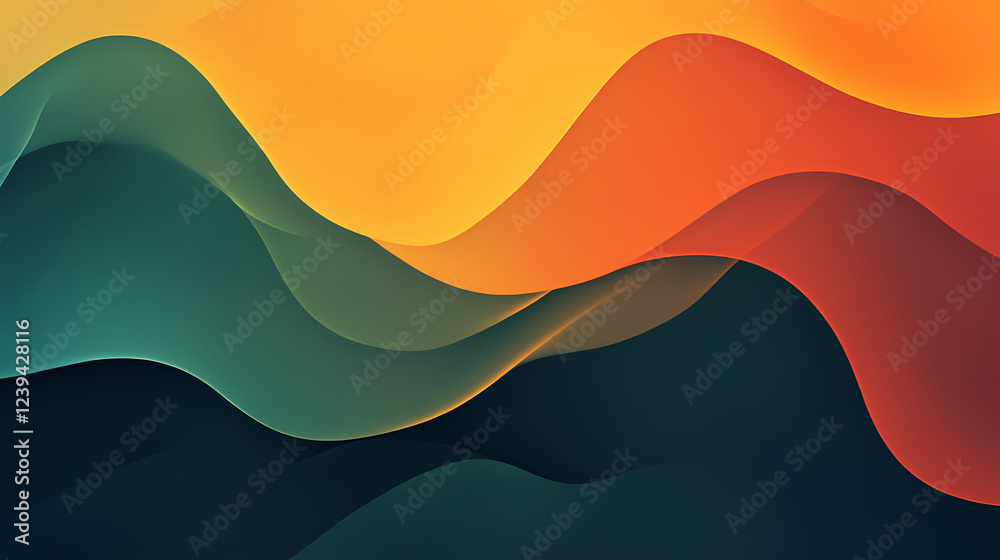 Canvas Prints fluid abstract liquified background
