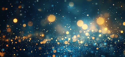 Obraz premium Blurred city lights at night, creating an abstract bokeh background