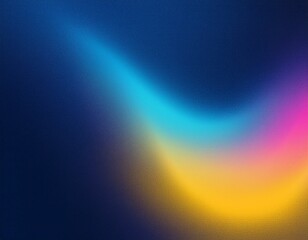 grainy background dark blue pink and yellow glowing gradient abstract shape blue noise texture backdrop