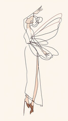 Tinkerbell sketch drawing pencil fairy