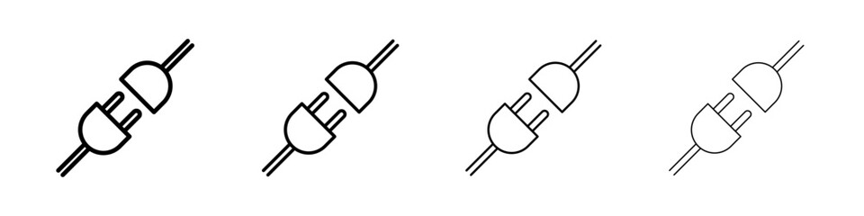 Plugin icon Outline sign symbol set