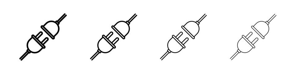 Plugin icon Outline sign symbol set