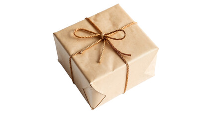 Obraz premium parcel wrapped in brown paper