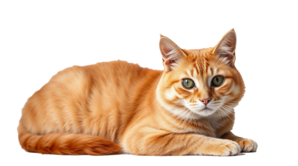 cat isolated on white