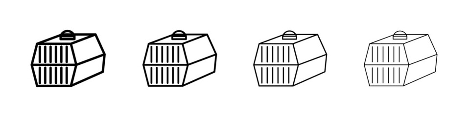 resock animals icon Outline sign symbol set