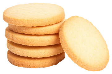 PNG Round shortbread biscuits cookie food