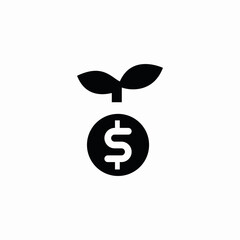 financial growth icon sign vector