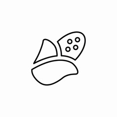 meal corn icon sign vector