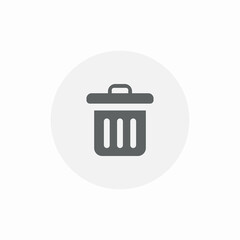 recycling computer bin icon sign vector