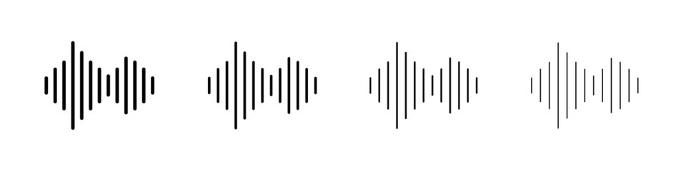 Voice icon Flat illustration sign