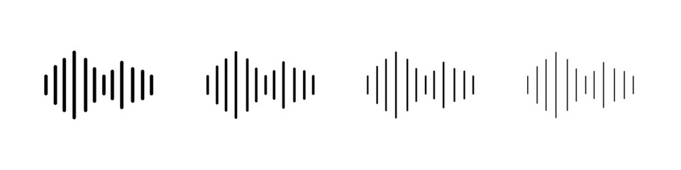 Voice icon Flat illustration sign