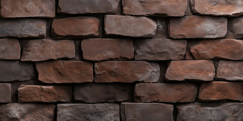 Obraz premium A brick wall with a brownish color