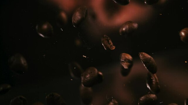 Dark Roast Beans Drop