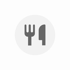 Fototapeta premium dining table icon sign vector