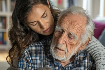 Assisting an elderly man who was injured in an accident