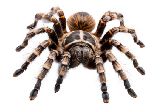 spider isolated on white background