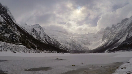 Imagen tomada en la Laguna Esmeralda, ushuaia, Argentina