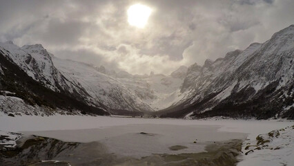 Imagen tomada en la Laguna Esmeralda, ushuaia, Argentina