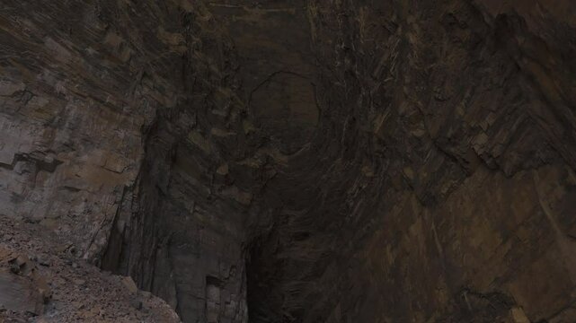 Gruta dos brej&otilde;es in the city of Morro do Chap&eacute;u, the second largest cave mouth in Brazil