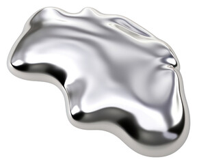 PNG Lips melting dripping silver metal