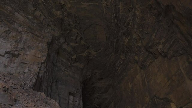 Gruta dos brej&otilde;es in the city of Morro do Chap&eacute;u, the second largest cave mouth in Brazil