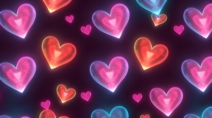 background with hearts