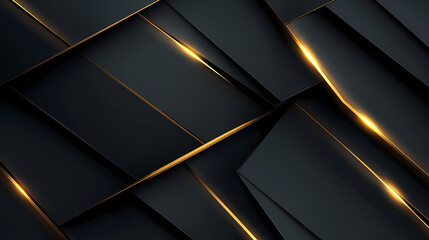 luxury abstract golden hexagonal