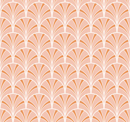 Classic Art Deco Seamless Pattern. Geometric Stylish Texture. Abstract Retro Vector Texture.