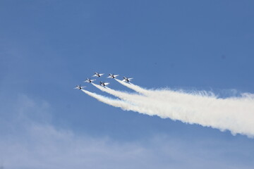 F 16 fighter jet airplane in flight at Rickenbacker International Airport is a civil-military public airport south of downtown Columbus