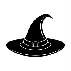  hat silhouette white background