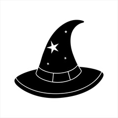  hat silhouette white background