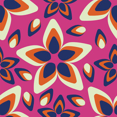Fototapeta premium textile design with flower pattern image