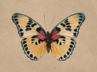 Vintage Butterfly Wall Art