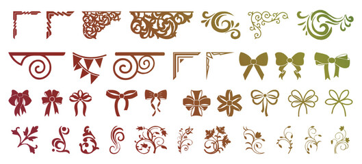 Border and deco icon collection