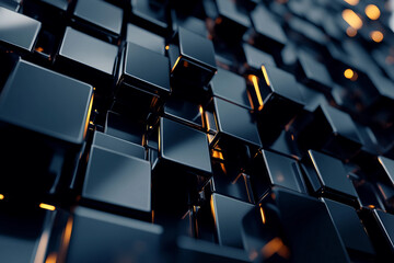 Fototapeta premium Generated with ai image of dynamic abstract and high tech visual effect