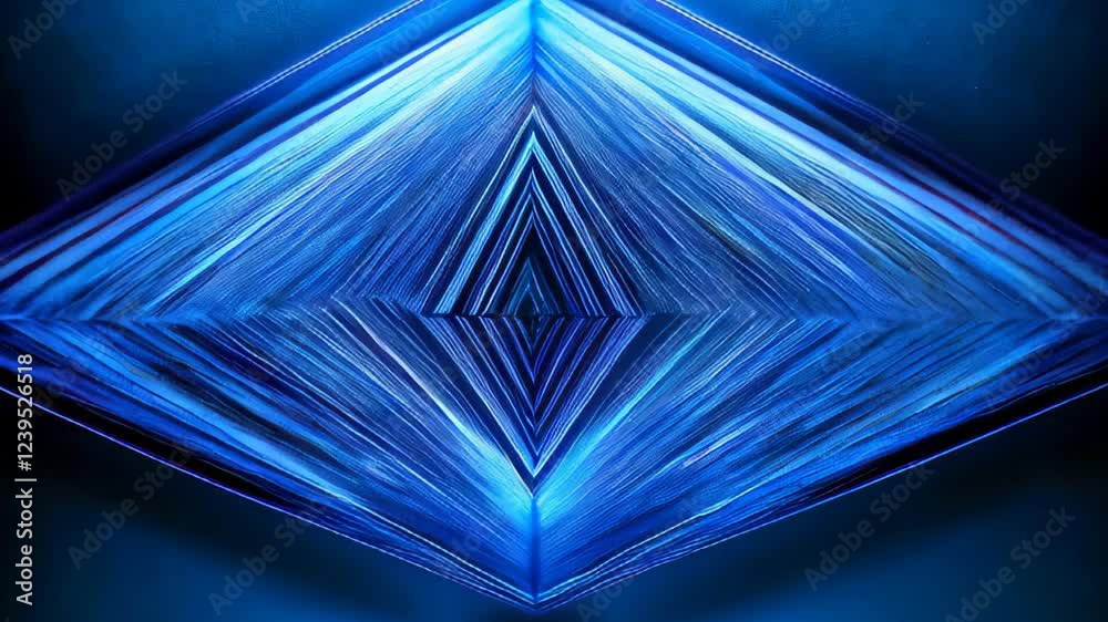 Poster Exploring the Intriguing World of Abstract Geometry With Captivating Patterns and Colors